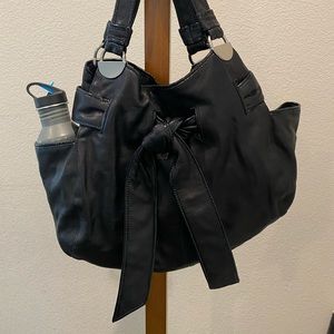 Kooba black soft leather shoulder bag